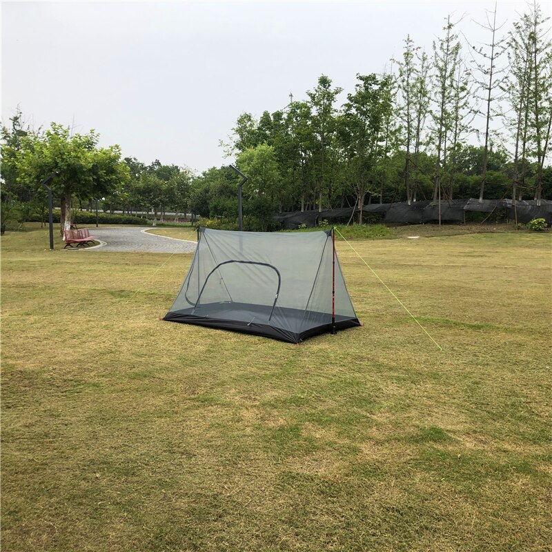 Cheap Goat Tents ST Outdoor Ultralight Summer Mesh 1 2 Person Mosquito Net Camping Tent Hiking Travel Equipment Tents 